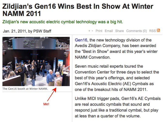NAMM booth