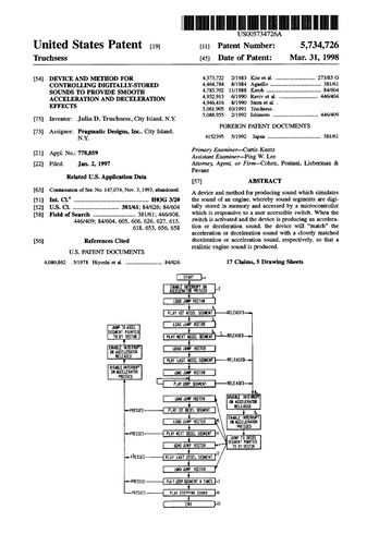 US5734726 front page