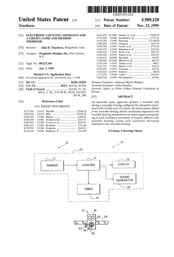 US5989120 front page